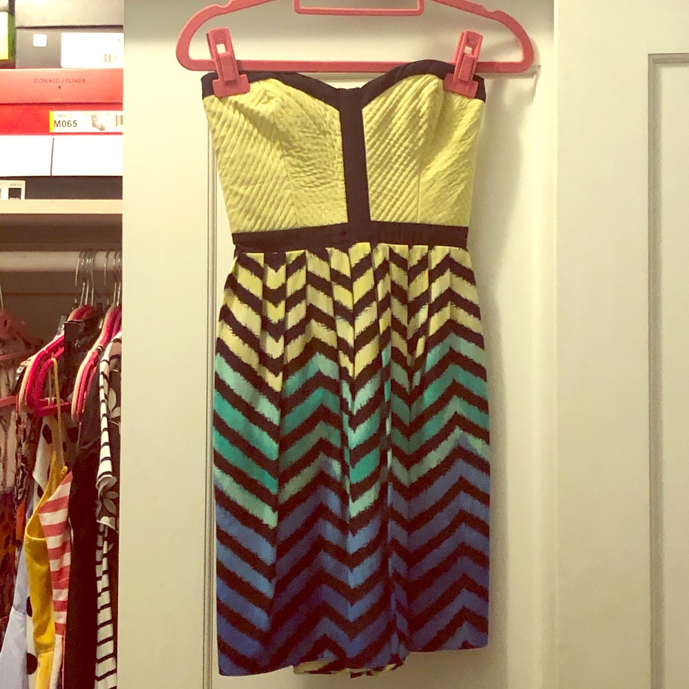 Parker strapless lily dress